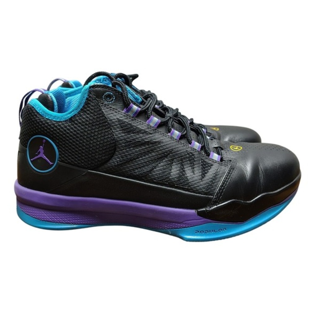 Nike Air Jordan CP3 IV Chris Paul Men's Sz 10 428821-001 Purple Black Shoes